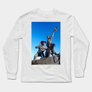 Lewis and Clark sculpture Long Sleeve T-Shirt